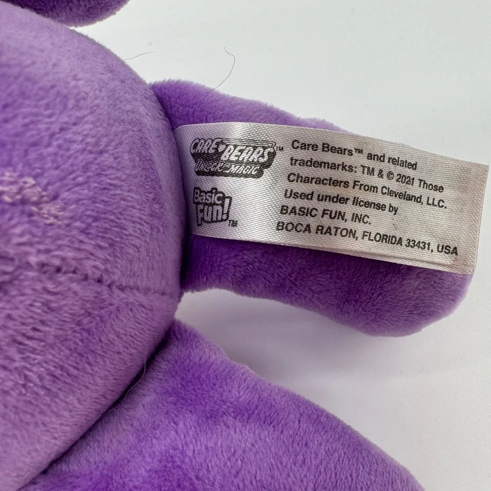 Care Bears Cheer Bear Wink Purple Plush Stuffed Animal Unlock The Magic 10